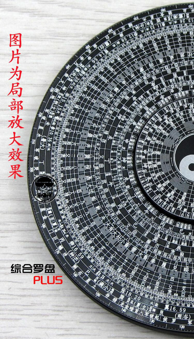 指尖陀螺罗盘加大加重金属绝版太极64卦风水罗盘国学八卦减压神器综合