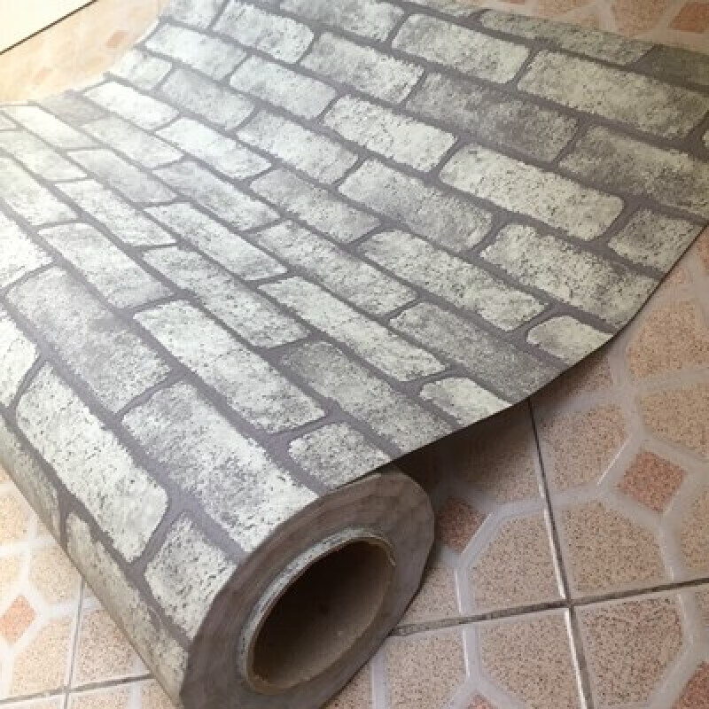 双岗 室外墙纸防水外自粘外墙贴纸墙砖墙贴贴防雨3d立体泡沫防潮 dyd