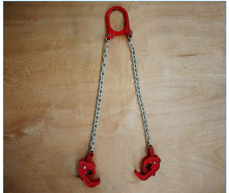 油桶吊钳吊机双链条式05吨吊钩油桶夹具吊钳多功能起重吊钳链条油桶吊
