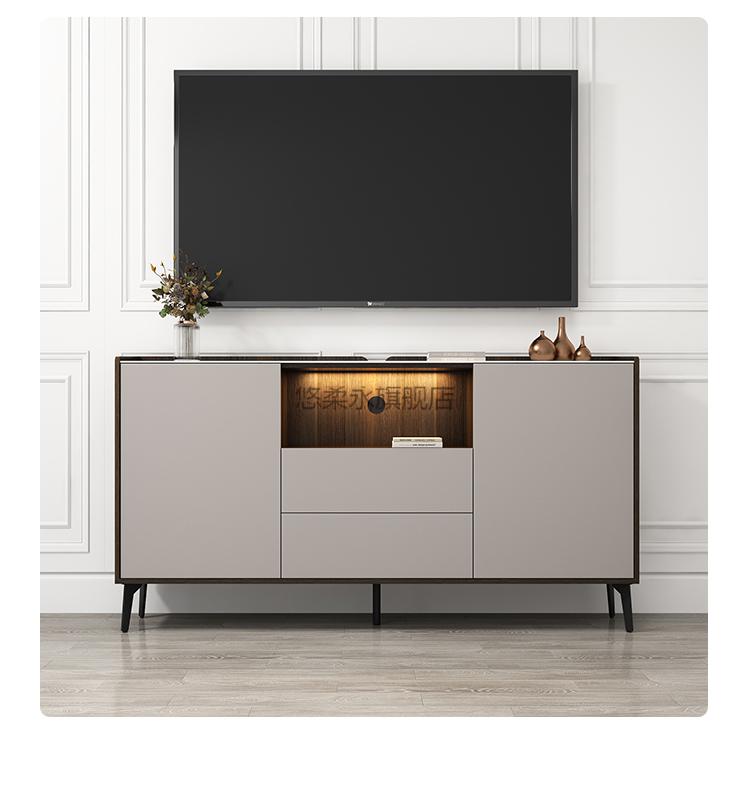 官方旗舰主卧床尾电视柜高款现代简约轻奢小户型房间床尾储物柜主卧置