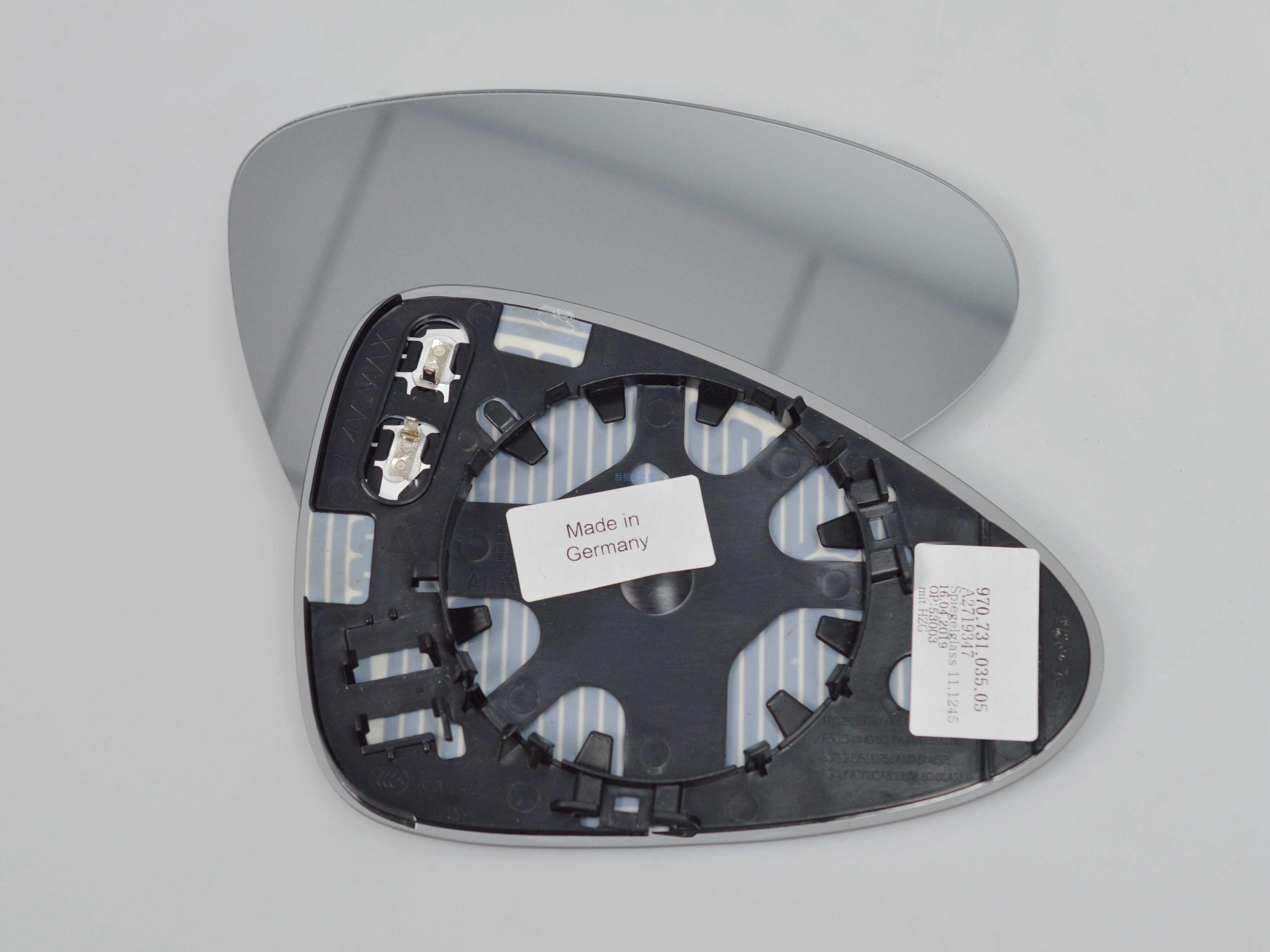 适用于保时捷卡宴panamera帕纳美拉macan后视镜新款倒车镜反光镜镜片