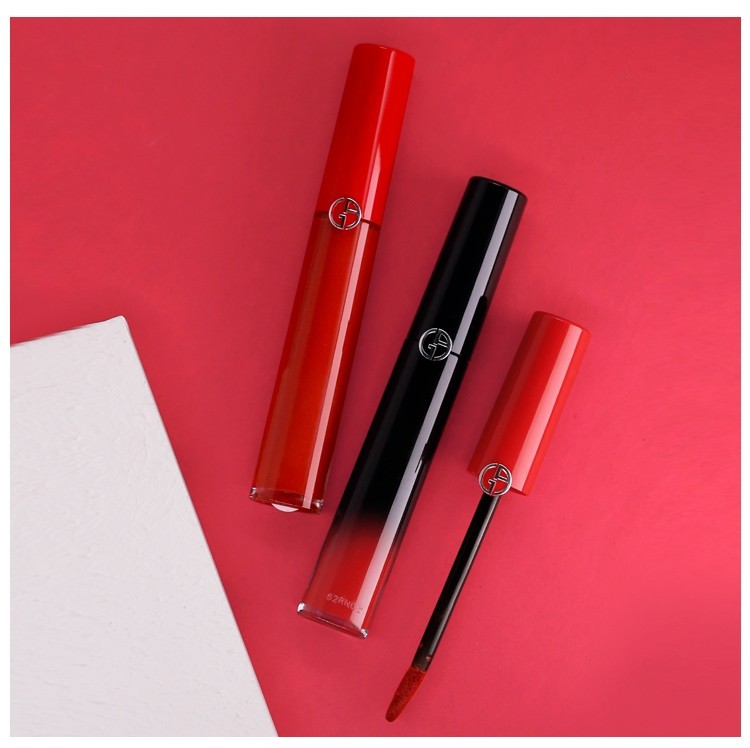 阿玛尼口红管1400205唇釉5585685-绝版番茄 咖啡色 新款红管216