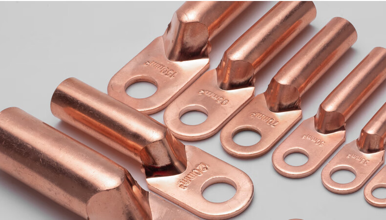 何老师 dt铜鼻子b16 25 50 70 150 240平方铜接线端子电缆头紫铜线耳