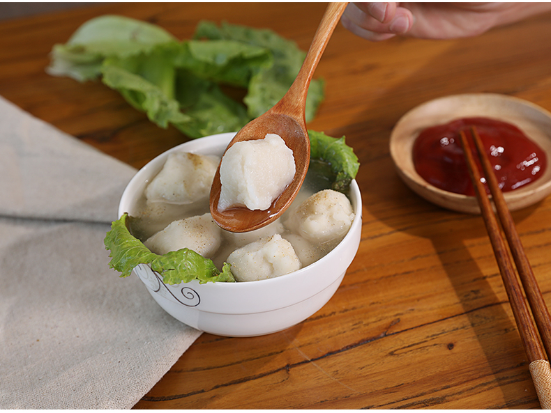 福州特产小吃手打手工墨鱼丸墨斗丸丸墨鱼丸子火锅食材