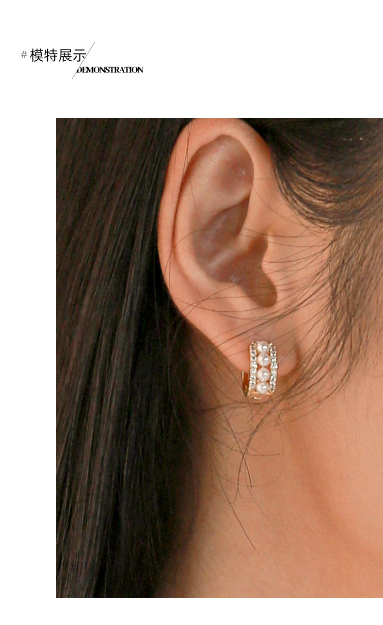 od轻奢珠宝品牌珍珠耳圈耳扣耳钉耳饰耳环女2022年新款潮小众设计感感