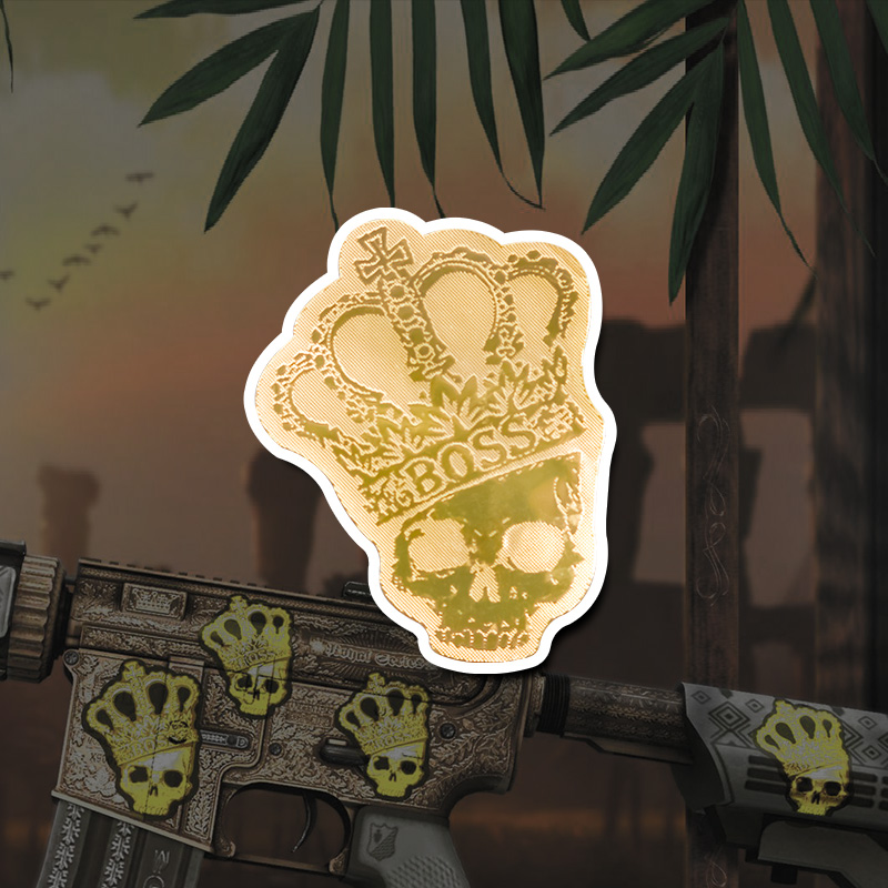 全息csgo周边贴纸csgo贴纸金贴csgo印花集周边泰坦实物电脑全息金属