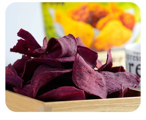 香脆紫薯片红薯片蔬果干果地瓜干脆无添加剂零食办公休闲食品散装红薯