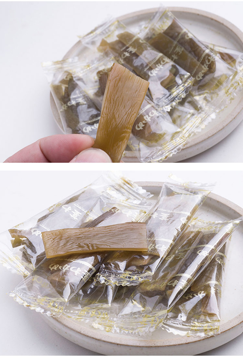 海带小零食卡解馋办公室开袋即食银魂神乐 醋昆布125g*5袋【图片 价格