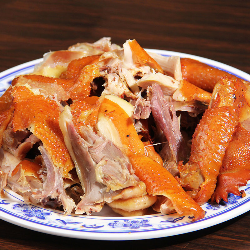 桶子鸡正宗夏邑胡桥麻椒鸡手撕鸡清真熟食真空包装河南特产名吃 500g