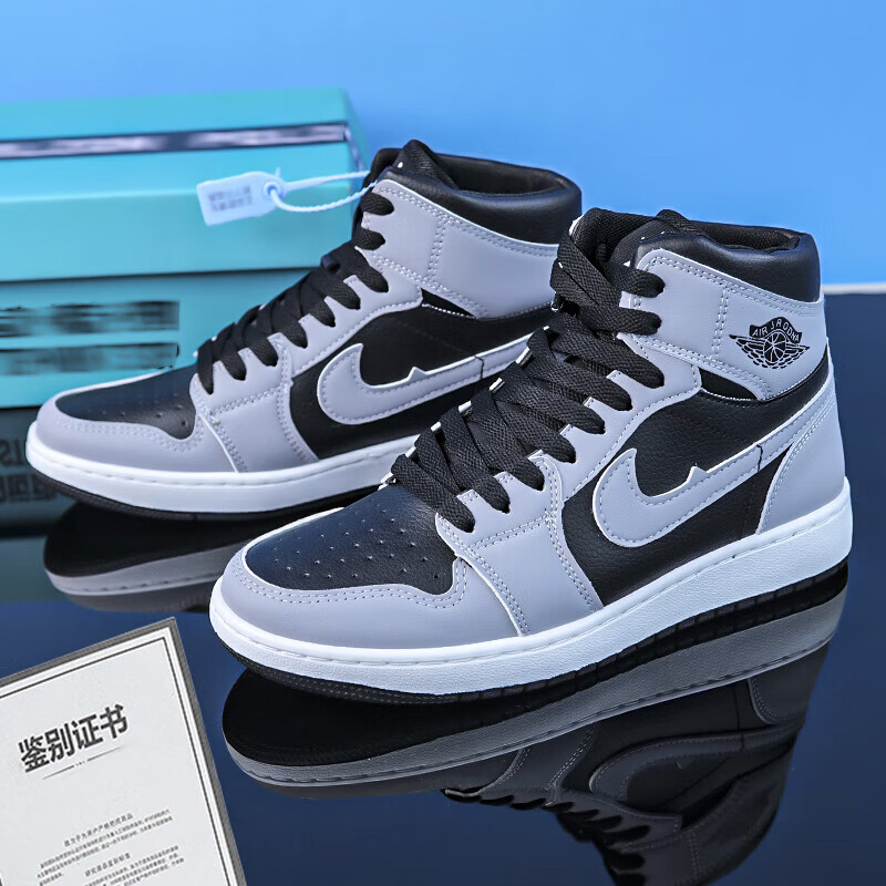 new bursts新品篮球鞋男aj高帮男鞋学生球鞋女气垫时尚百搭潮流情侣