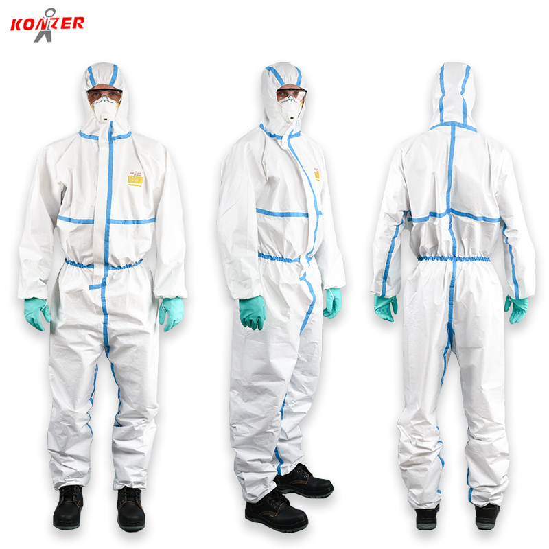 坤泽尔防护服物资消毒消杀隔离衣透气防水连体喷漆k3000 k2000(10套)