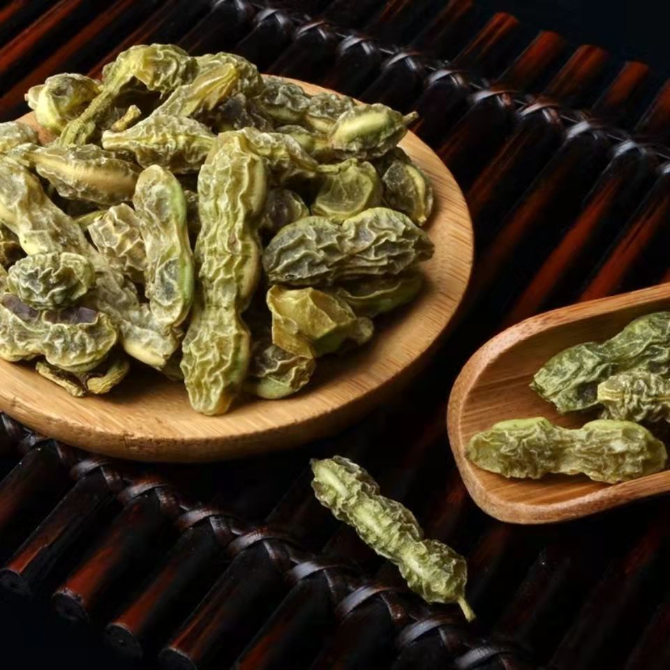 北京同仁堂原料槐角中药材槐角豆50克 500克新货槐角豆野生槐豆散装