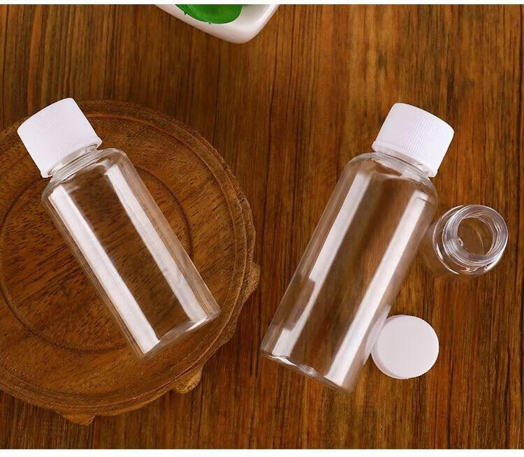 空瓶子塑料瓶食品级 塑料瓶子带盖食品级10203050l100毫升pet透明塑料