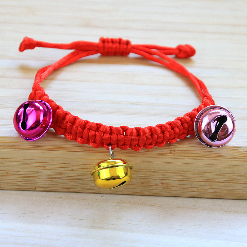 六一儿童节红绳幼儿园学生舞蹈跳舞表演手铃铛手链脚链手环铃摇铃三