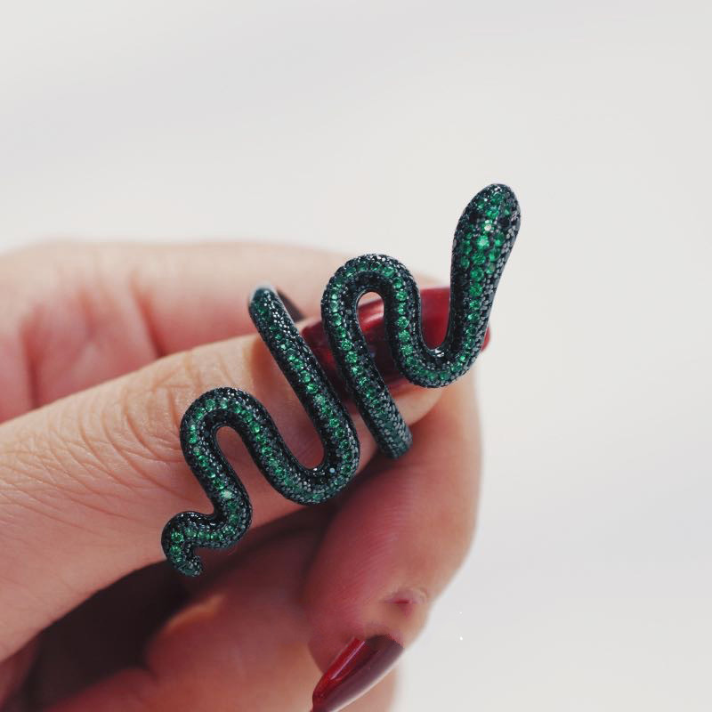 定制taylor周边赤岱创意霉霉taylorswift蛇形戒指蛇戒泰勒斯威夫特