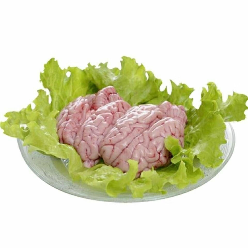 猪脑花一级鲜冻火锅猪脑花8副约700克24副装精选新鲜脑花小盒真空包装