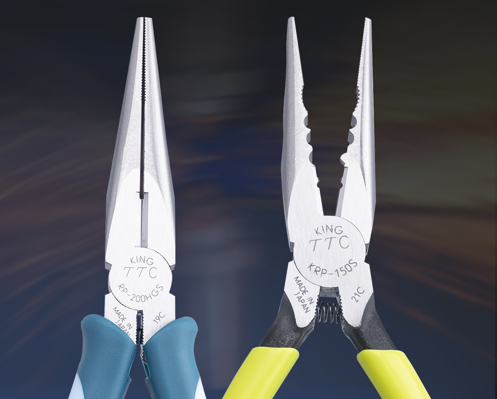 日本kingttc角田牌进口尖嘴钳krp150hgs尖咀夹持钳子6寸