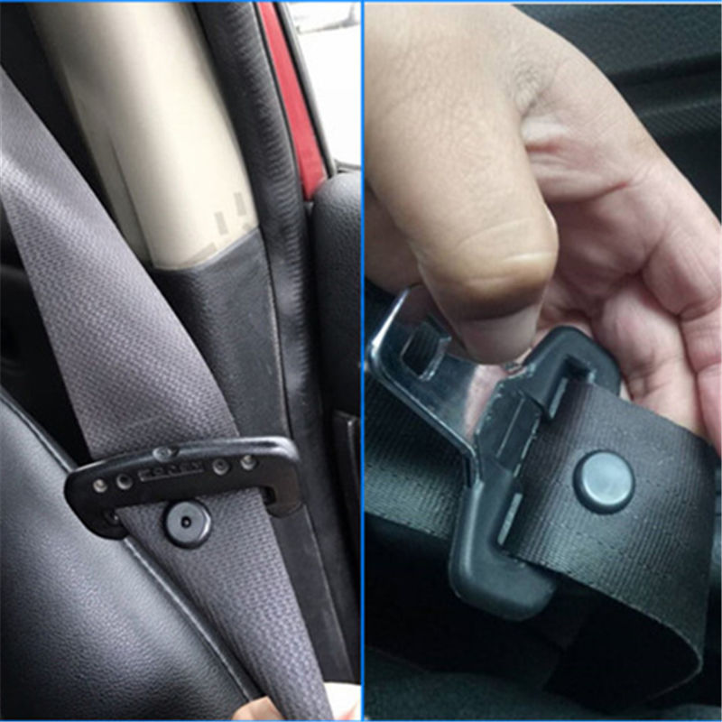 适用于保险带限位卡扣固定扣汽车安全带卡位钮钉防滑定位纽扣 灰色(10