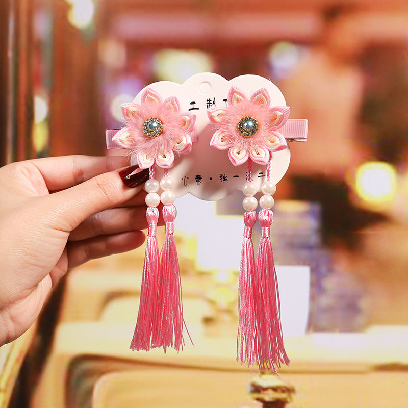 莫代尔品质天天特价女童古风汉服古装流苏头饰发饰中国风儿童古代配饰