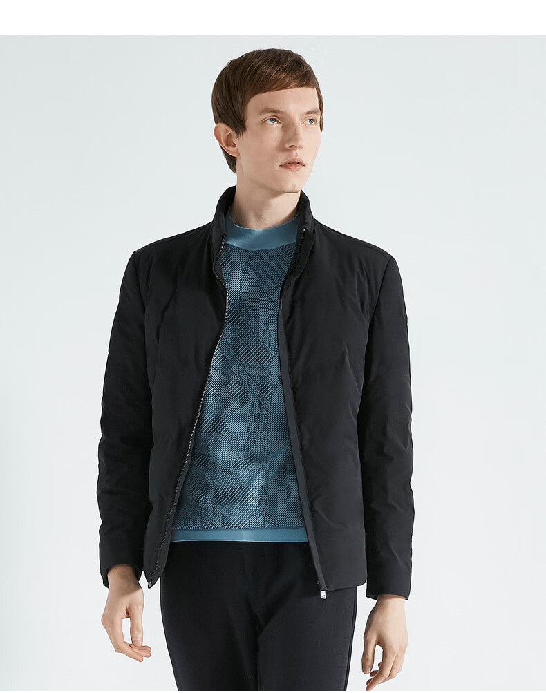 【劲霸男装brhc4305】劲霸男装 k-boxing 羽绒服男小立领商务休闲版型