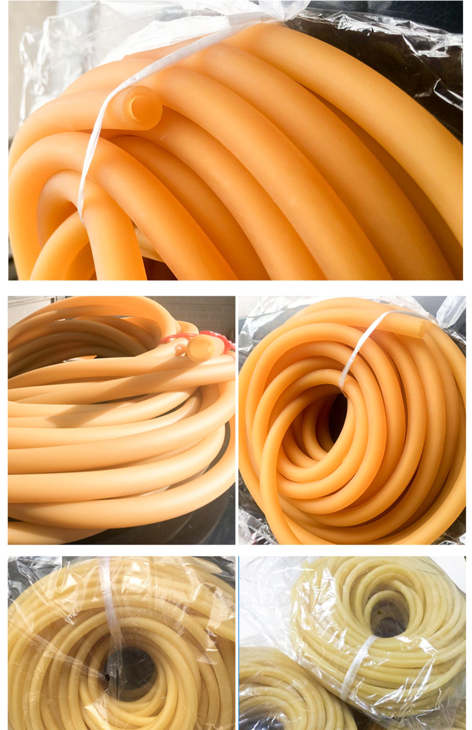 实验室黄色乳胶管橡胶管 弹弓皮筋管弹力带高弹性软管 4*6【47米左右