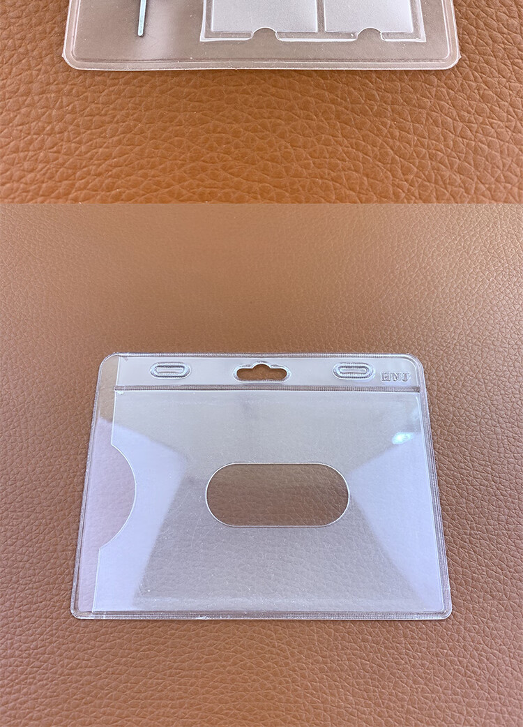 然修产品合格证卡套灭火器标签卡卡袋危险废物标识卡保护套小卡软皮膜