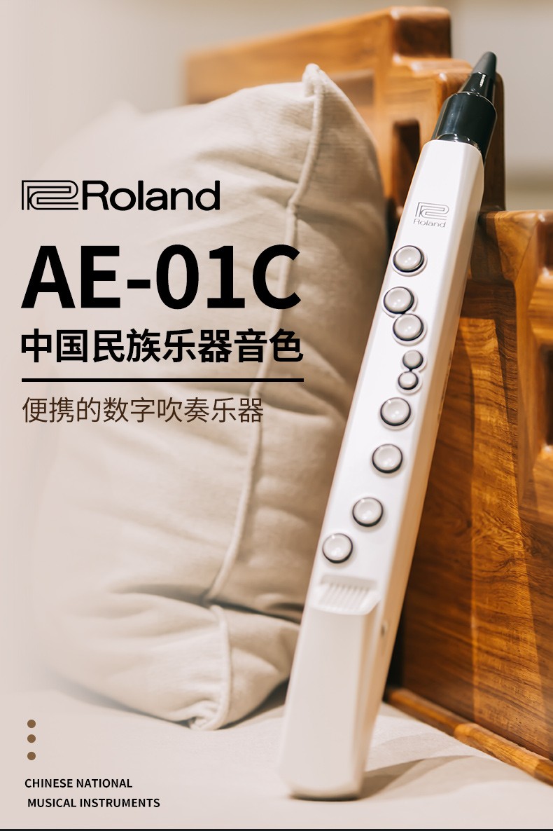 roland罗兰电吹管ae01ae01cae05电萨克斯电子吹管自学演奏级管乐器