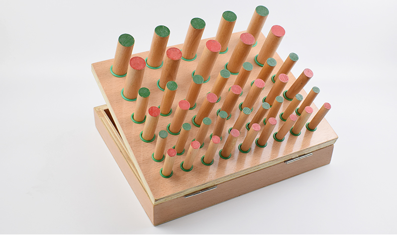 脑偏瘫中风训练木棍插板木钉板手指木插板手指作业疗法康复器材h大