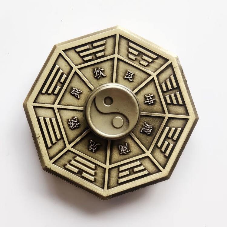 国风指尖陀螺八卦指尖陀螺国风指尖陀螺太极八卦罗盘指尖陀螺指间螺旋