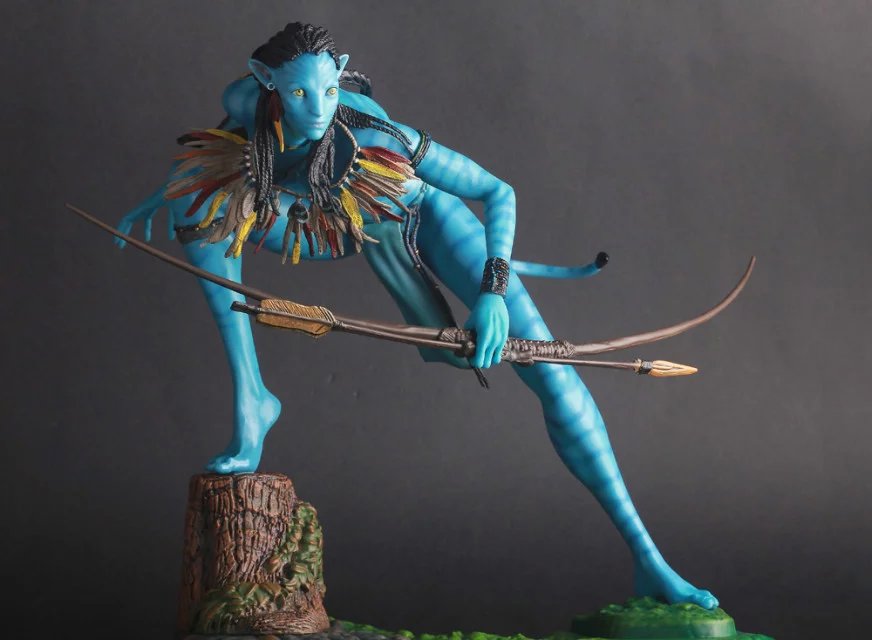 电影阿凡达人物手办影视周边阿凡达2人物场景女阿凡达模型约50cm