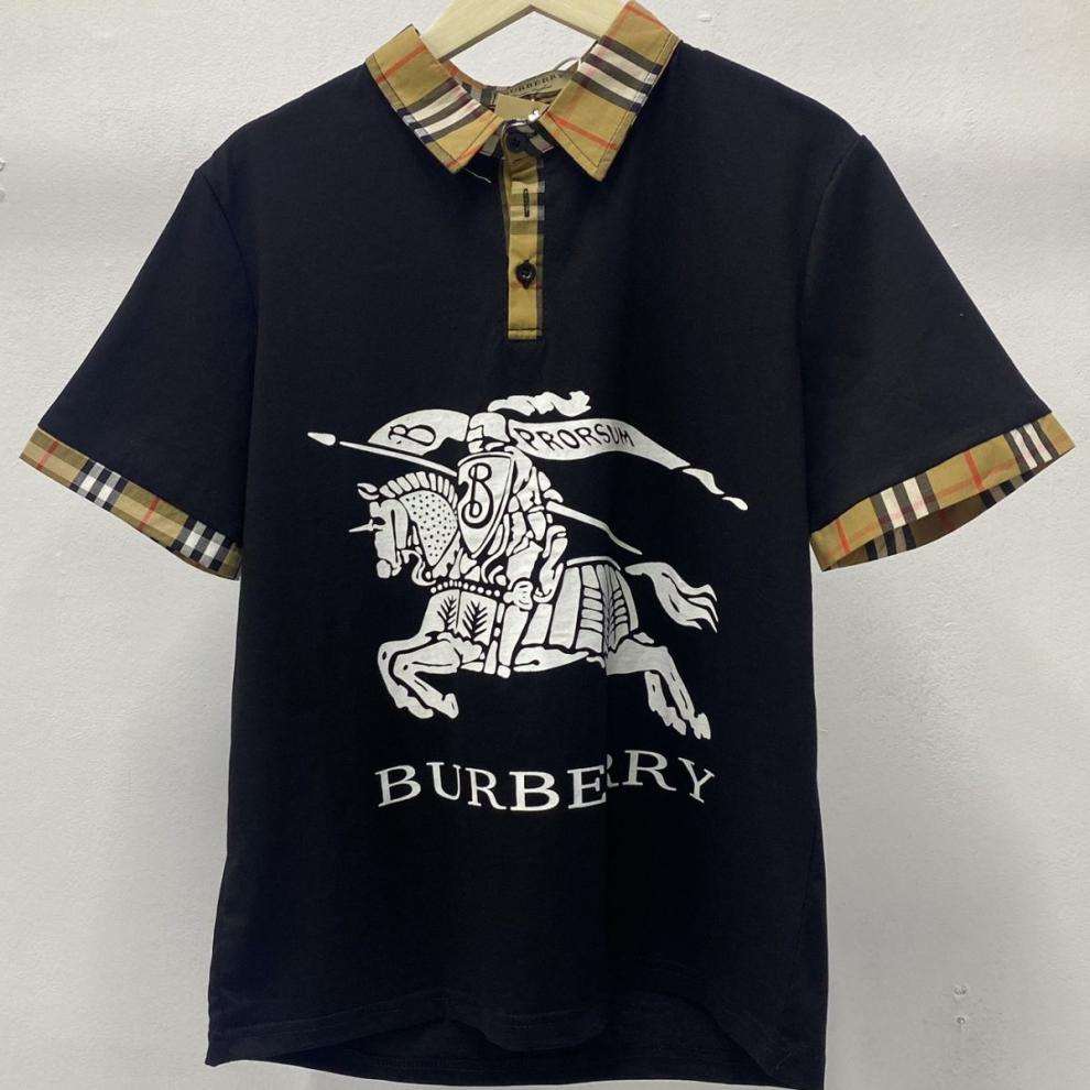 2022夏季网红新款t恤男polo战马短袖精神小伙翻领刺绣宽 黑色 xxxl