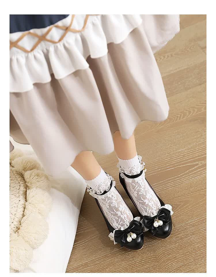 尊品熊原创lo鞋少女高跟鞋女夏学生甜系洛丽塔鞋子软妹ita鞋子 关注