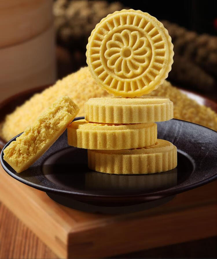 淮山薏米糕薏米饼广式点心山药糕点粗粮代餐儿童早餐广东传统特产