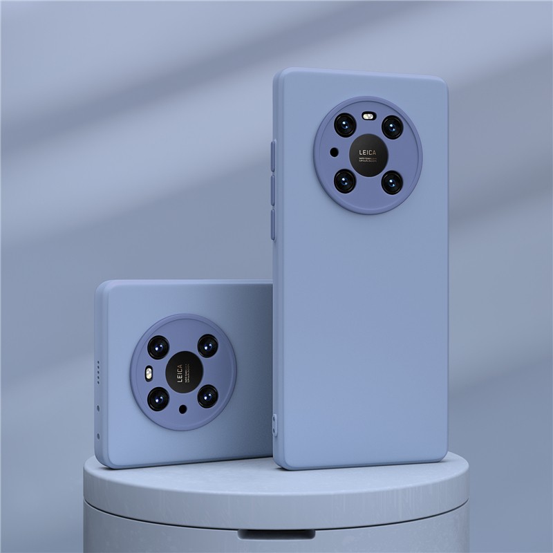 京苑mate40pro华为手机壳手机套硅胶保护壳克莱因蓝全包情侣新款极简