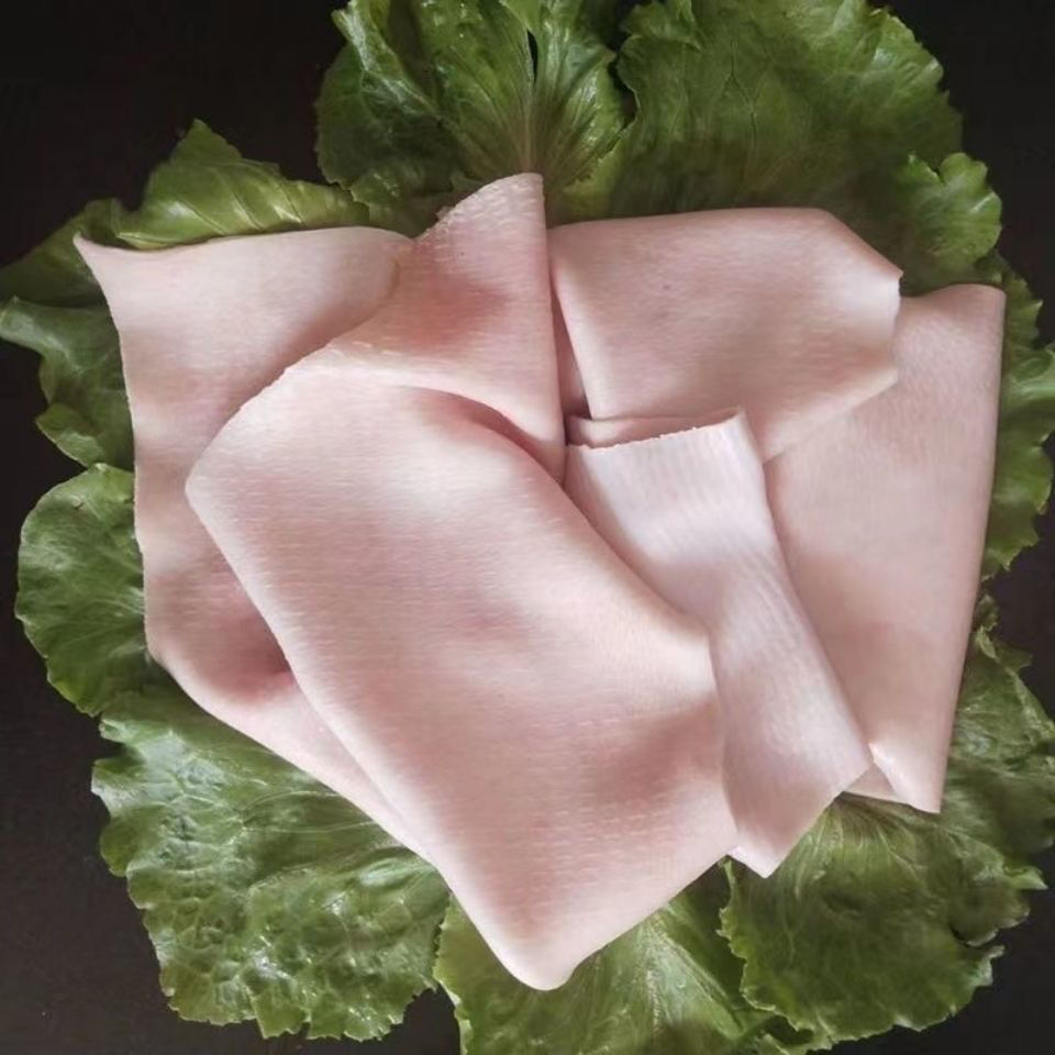 新鲜发货农家新鲜土猪皮去毛去油精猪皮生猪皮熬皮肉冻农家精选新鲜土
