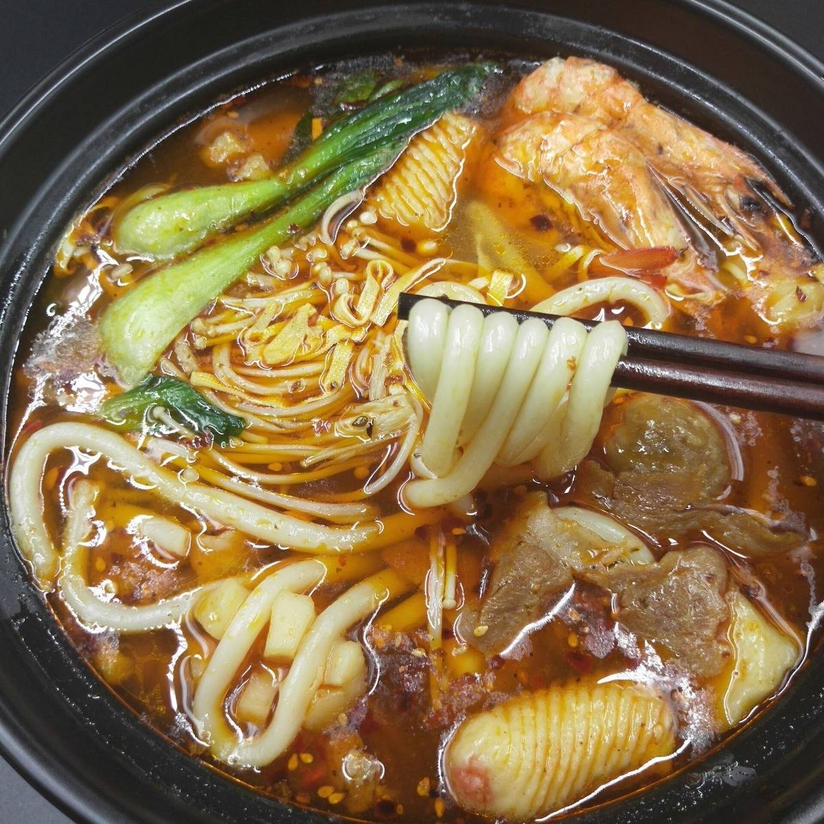 【京喜推荐】云南过桥米线450克3包料 东北真空砂锅粗米线 袋装米线