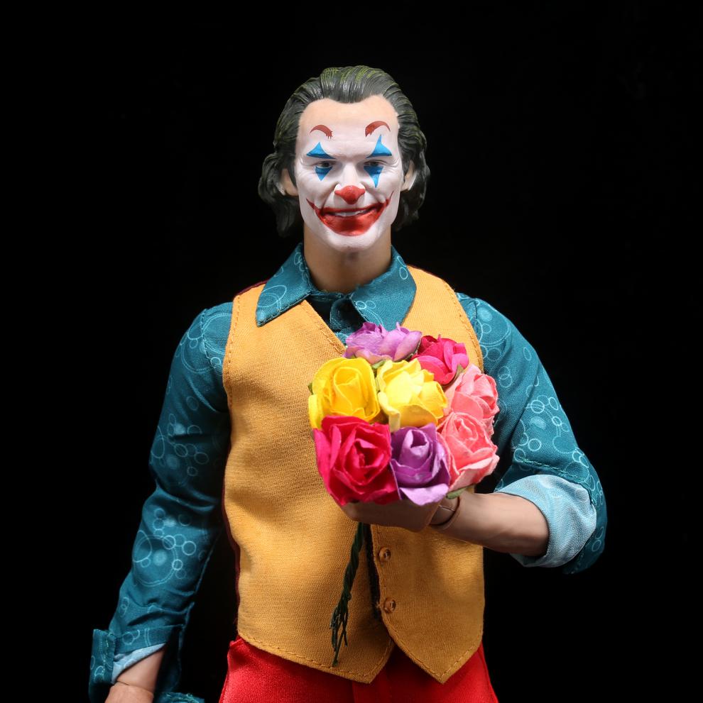 新年礼物 dc小丑起源电影喜剧杰昆菲尼克斯红布衣12寸可动模型兵人