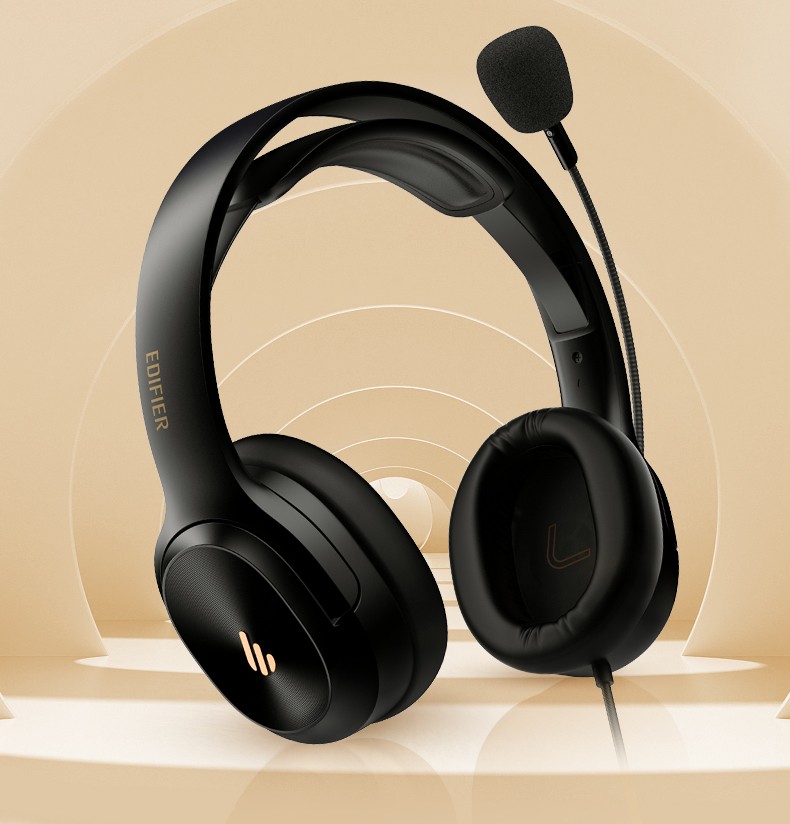 漫步者edifierusbk5500音乐艺术考试耳机头戴式口语训练教育网课耳机k