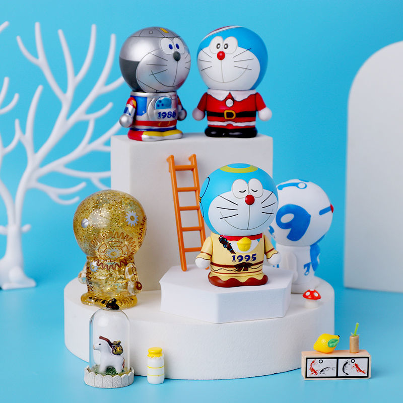 哆啦a梦100周年手办可爱卡通汽车摆件车内饰品叮当猫车载装饰用品哆啦