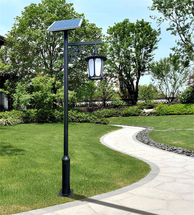 定制仿古庭院灯3米4米景观灯方形柱灯中式单双头led路灯户外灯杆 3.