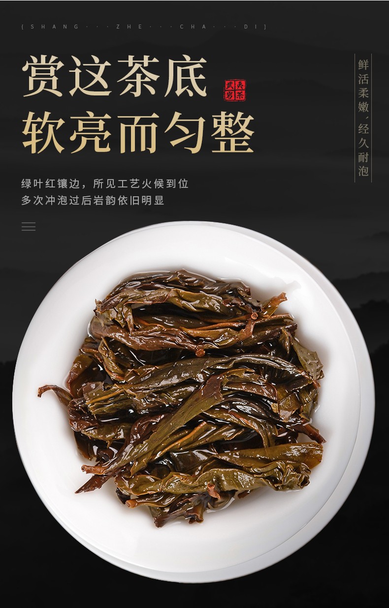 莫等闲武夷山燕子窠大红袍肉桂茶叶礼盒装送礼礼品武夷岩茶乌龙茶叶配