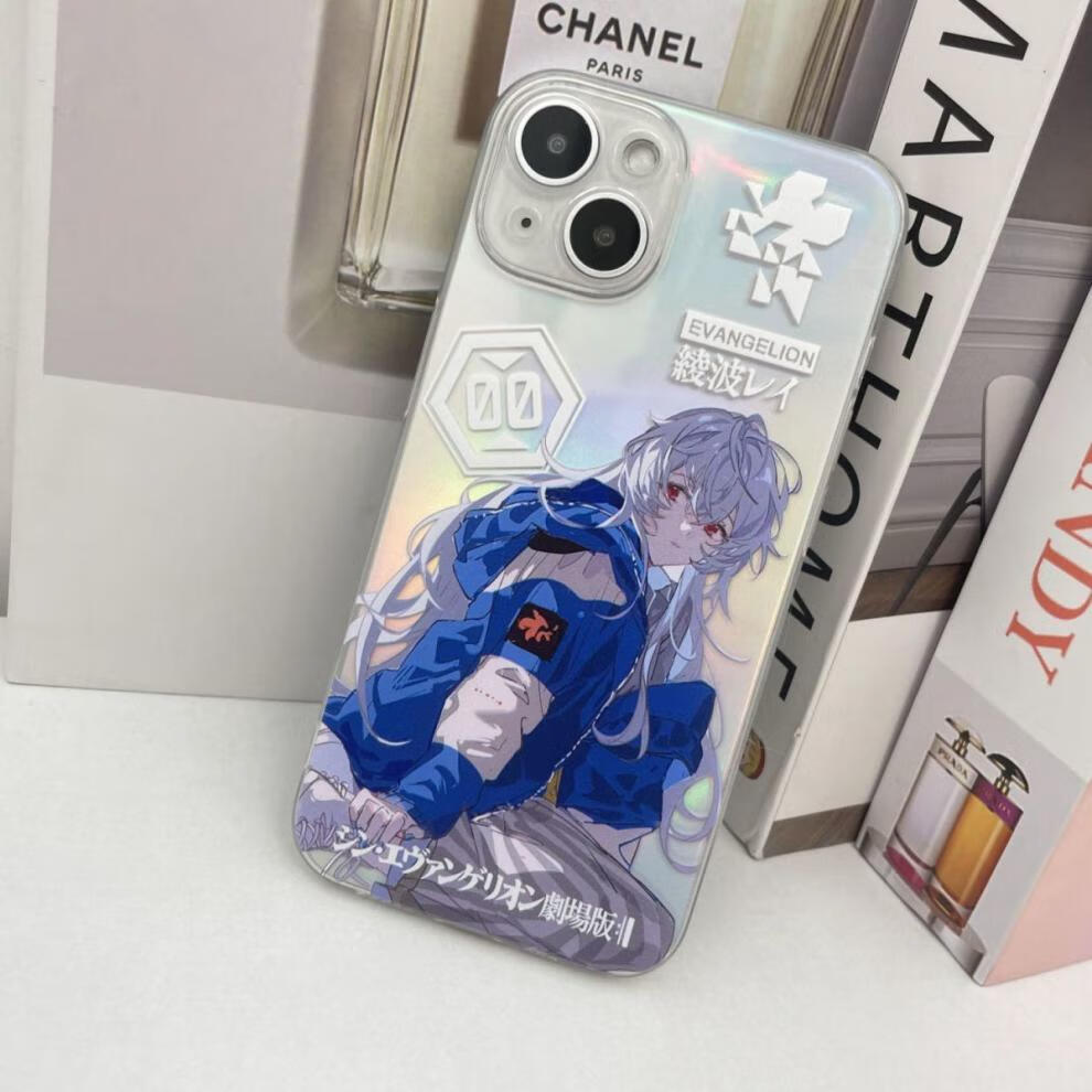 11oppovivo一加/长发绫波丽透明镭射软壳手机壳全包l 长发绫波丽