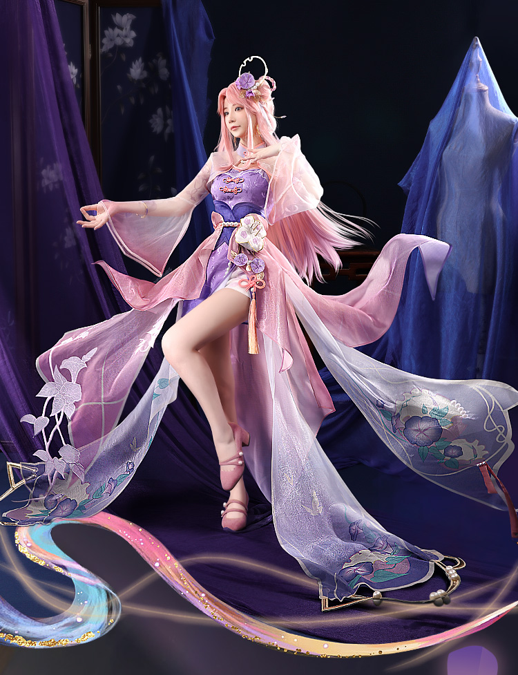 【品质精选】王者荣耀cos服七夕乞巧织情王昭君cosplay动漫服装女装