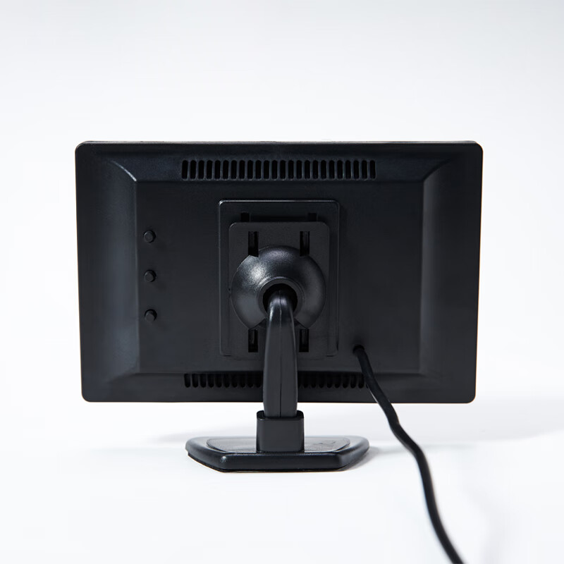 两路av输入高清显示屏摄像头 12v_5寸台式高清屏 12灯_黑色【图片