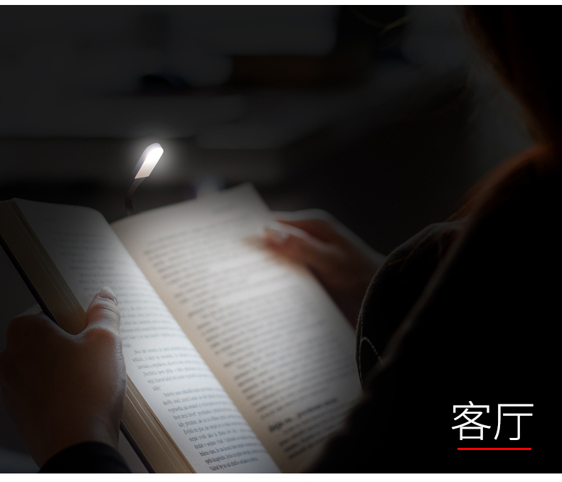 狮奥森shiaosenled书夹阅读大学生夜读宿舍读书创意便携式学习台灯4档