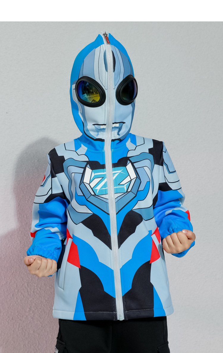 奥特曼服装迪加捷德衣服套装眼镜春秋款万圣节扮演服- 欧布奥特曼 110