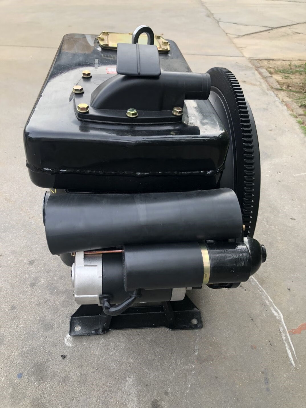 时风柴油机sf24sf28马力单缸农用三轮车四轮车电启动发动机 24扁电货