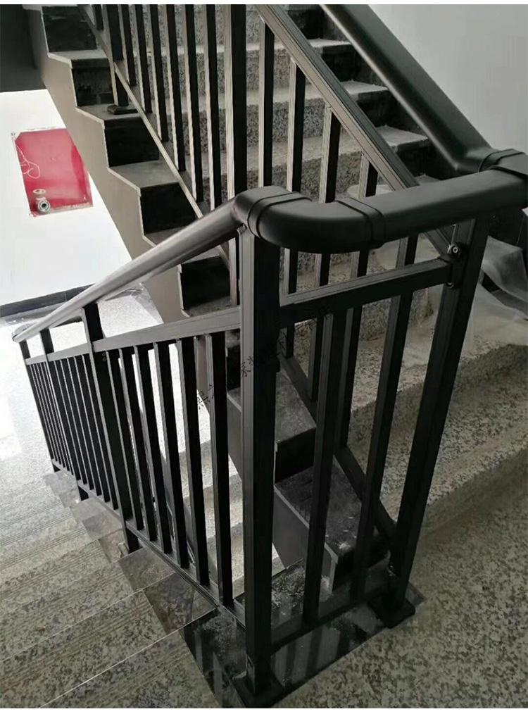 楼梯扶手铝合金阳台护栏安用别墅庭院围栏现代室内外阁楼栏杆 锌钢