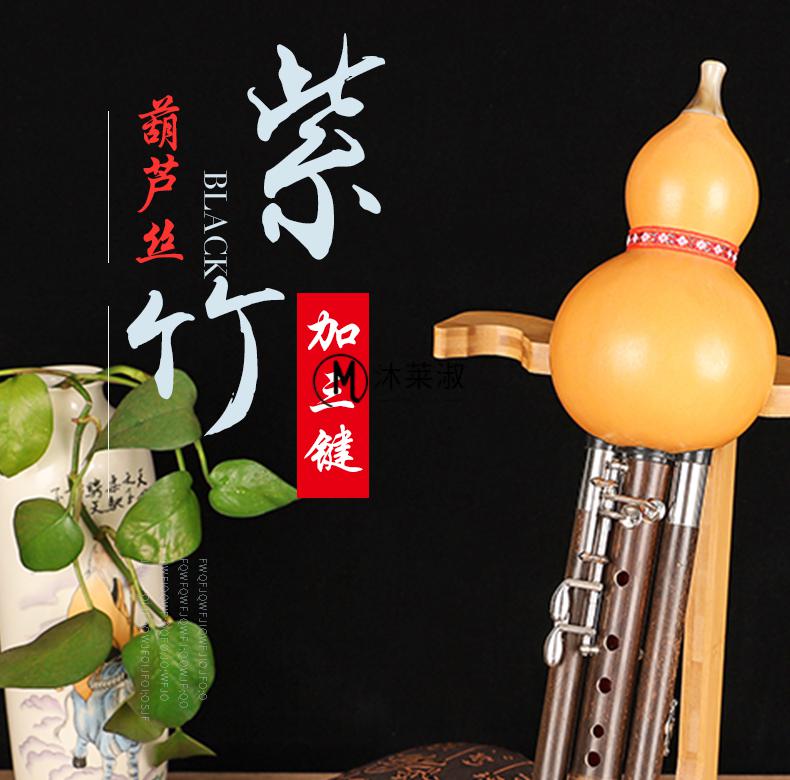 王大叔加键七孔葫芦丝王大叔七孔加键葫芦丝演奏型c降bgf调紫竹9孔宽