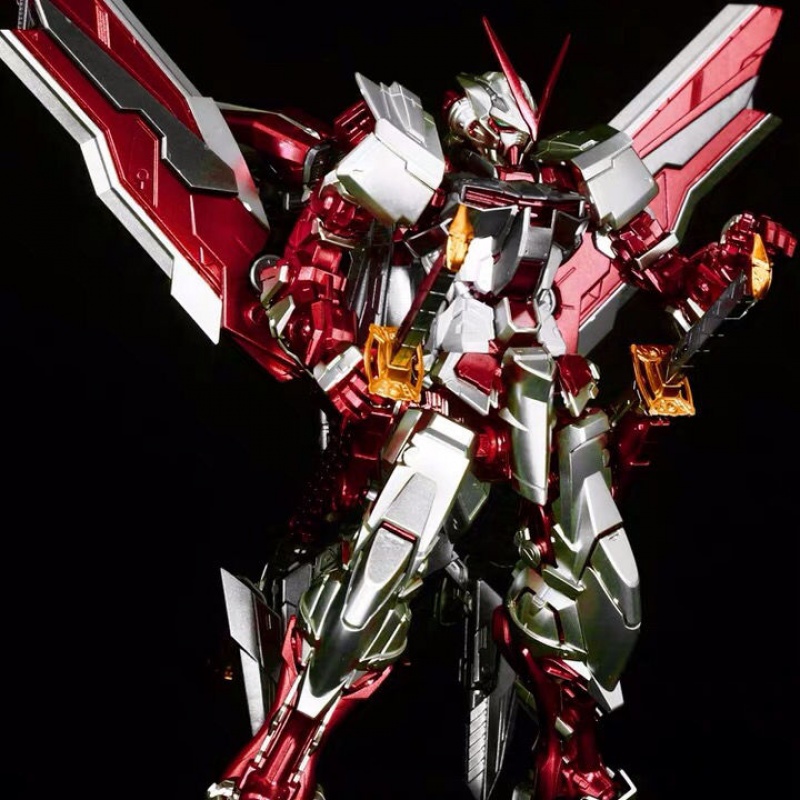 金属着色红色异端高达改迷惘敢达拼装模型hg红异端大班随机12盒